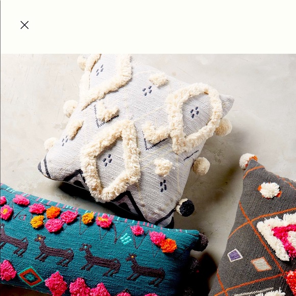 Anthropologie Accents Anthropologie Embroidered Pillow Cases Poshmark